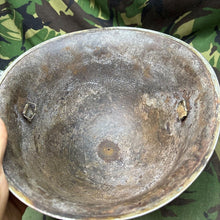 Load image into Gallery viewer, Original WW2 British / Canadian Army Mk3 Turtle Helmet - The Militaria Shop