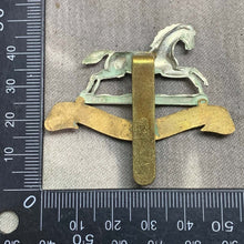 Load image into Gallery viewer, Original WW2 British Army Cap Badge - 3rd The King's Own Hussars - The Militaria Shop