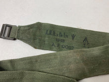 Load image into Gallery viewer, Original WW2 British Army 44 Pattern Equipment Strap - 1945 Dated - The Militaria Shop