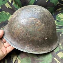 Load image into Gallery viewer, Original WW2 British / Canadian Army Mk3 Turtle Helmet - The Militaria Shop