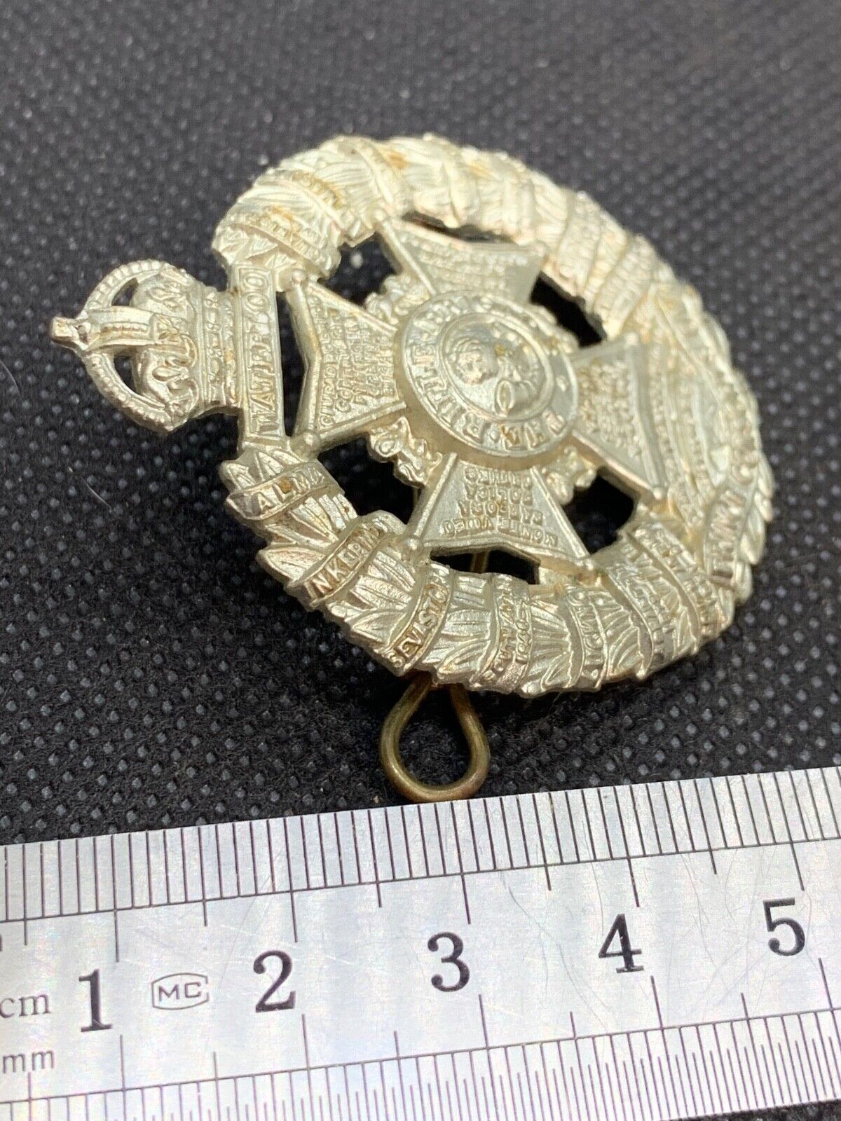 Original WW2 British Army Prince Consorts Own Brass Cap Badge - The Militaria Shop