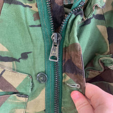 Load image into Gallery viewer, Genuine British Army DPM 1968 Pattern Camouflaged Combat Smock Jacket - Size 36 - The Militaria Shop