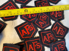 Charger l'image dans la galerie, WW2 British Home Front Auxiliary Fire Service Beret / Battledress Badge. - The Militaria Shop