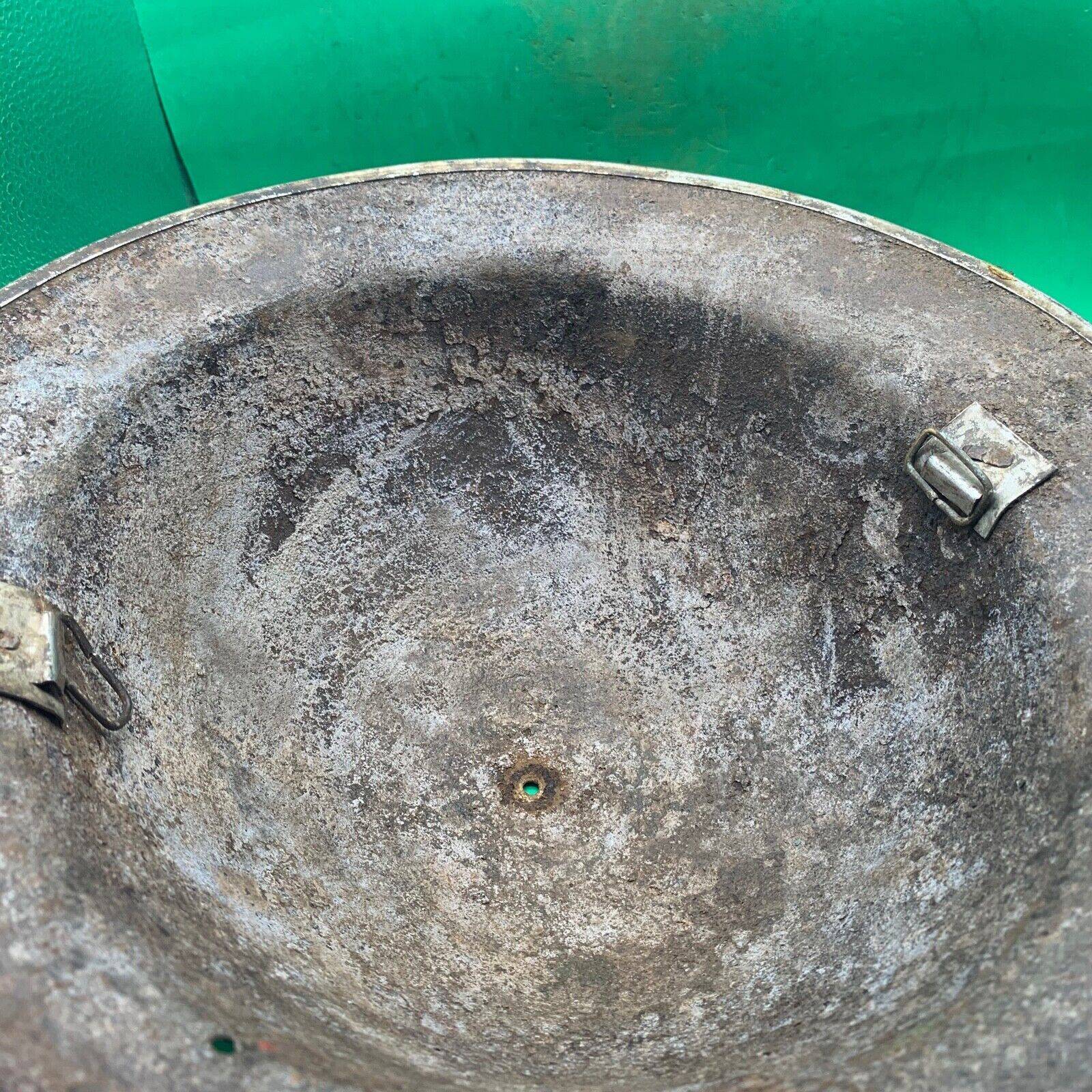 Original WW2 South African Army Mk2 Brodie Helmet - British Style Combat Helmet - The Militaria Shop