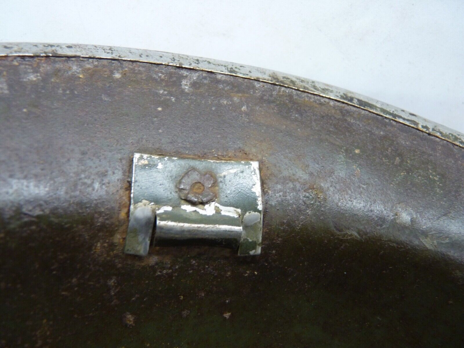 Original WW2 British Style South African Mk2 Army Combat Helmet - The Militaria Shop