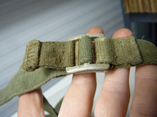 Load image into Gallery viewer, Original WW2 British Army 44 Pattern Shoulder Cross Straps Set - 1945 Dated - The Militaria Shop