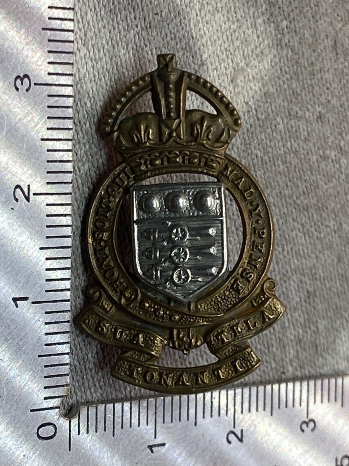 Original British Army WW1 / WW2 Royal Army Ordnance Corps Collar Badge - The Militaria Shop