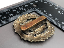 Load image into Gallery viewer, Original British Army WW2 Northamptonshire Regiment Cap Badge - The Militaria Shop