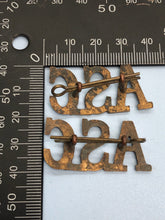 Load image into Gallery viewer, Original WW1 British Army Service Corps (A.S.C.) Shoulder Titles - The Militaria Shop