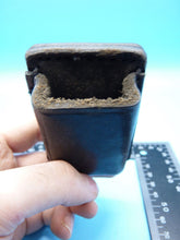 Charger l'image dans la galerie, Black Leather CMP 45 Colt Auto 45 Single Mag Pouch - Price Western Leather - The Militaria Shop