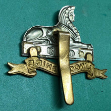 Load image into Gallery viewer, Original WW2 British Army Cap Badge - The Lincolnshire Regiment - The Militaria Shop
