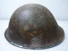 Load image into Gallery viewer, Mk3 Canadian / British Army Original WW2 Turtle Helmet High Rivet - The Militaria Shop