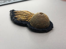 Load image into Gallery viewer, Original WW2 British Army Royal Artillery Bullion Uniform Collar Badge - The Militaria Shop