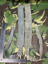 Load image into Gallery viewer, Original British Royal Air Force RAF Blue L Strap Pair - WW2 37 Pattern - The Militaria Shop