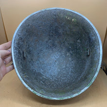Load image into Gallery viewer, Original WW2 British / Canadian Army Mk3 High Rivet Turtle Army Combat Helmet - The Militaria Shop