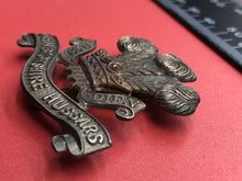 Load image into Gallery viewer, Original WW1 British Army Cap Badge - Denbighshire Hussars Yeomanry Regiment - The Militaria Shop