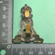 Load image into Gallery viewer, Original WW2 British Army Labour Corps Economy Plastic Cap Badge - The Militaria Shop