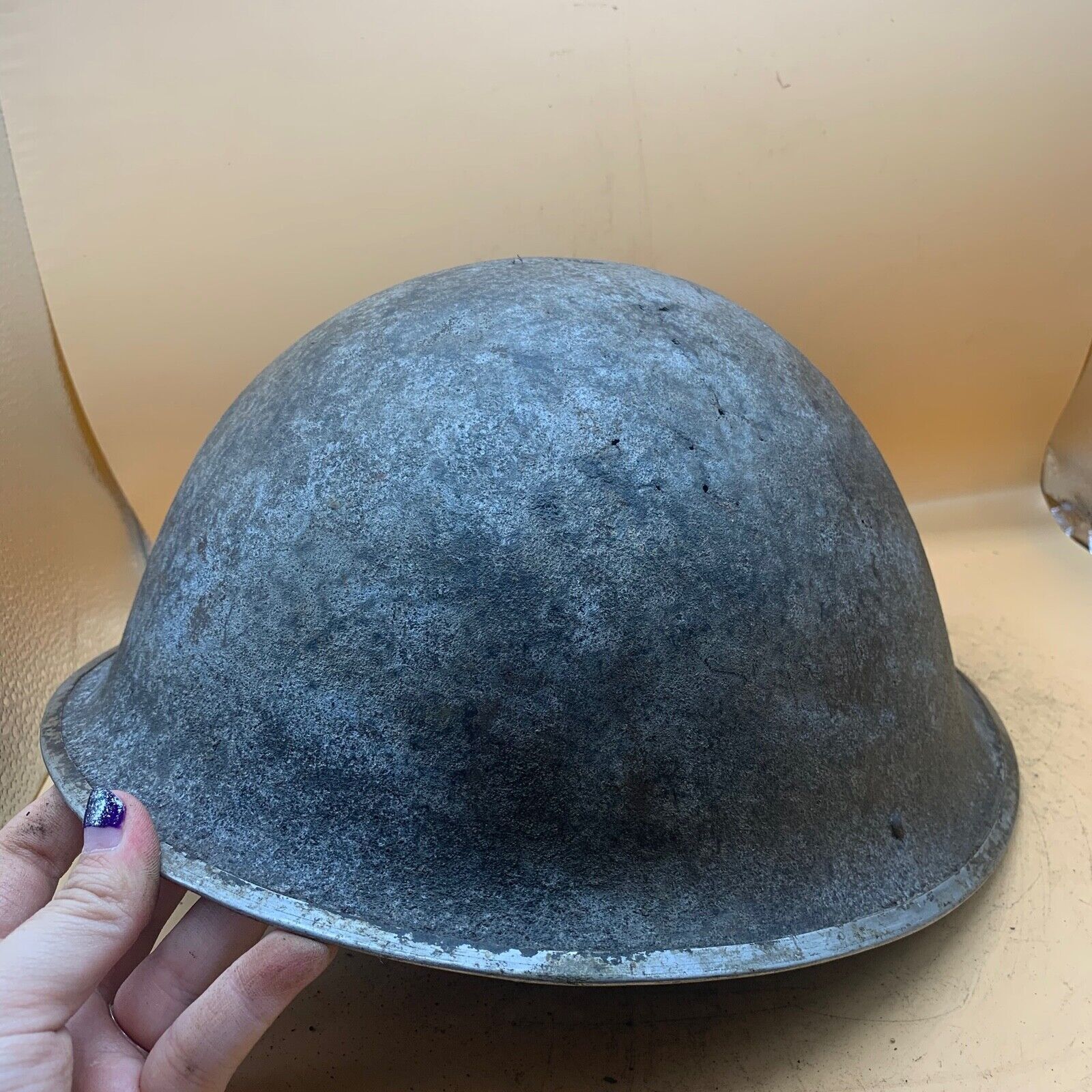 Original WW2 Onwards (1945-1952) British Army Mk4 Turtle Helmet - The Militaria Shop