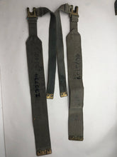 Load image into Gallery viewer, Original WW2 37 Patternn Webbing British RAF Royal Air Force L Straps Set - The Militaria Shop