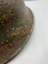 Load image into Gallery viewer, Geunine British / Canadian Army Mk3 WW2 Combat Helmet - Uncleaned Original - The Militaria Shop