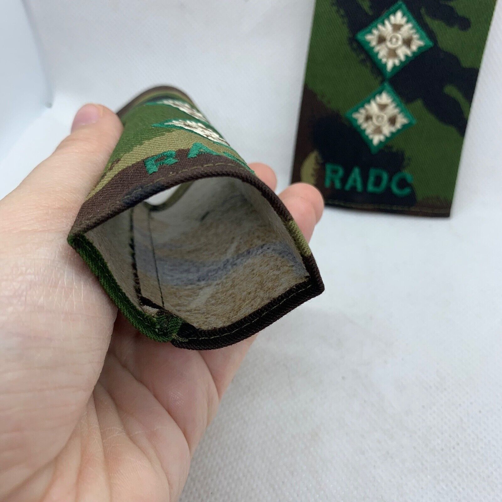 RADC Army Dental Corps Rank Slides / Epaulette Pair Genuine British Army - NEW - The Militaria Shop