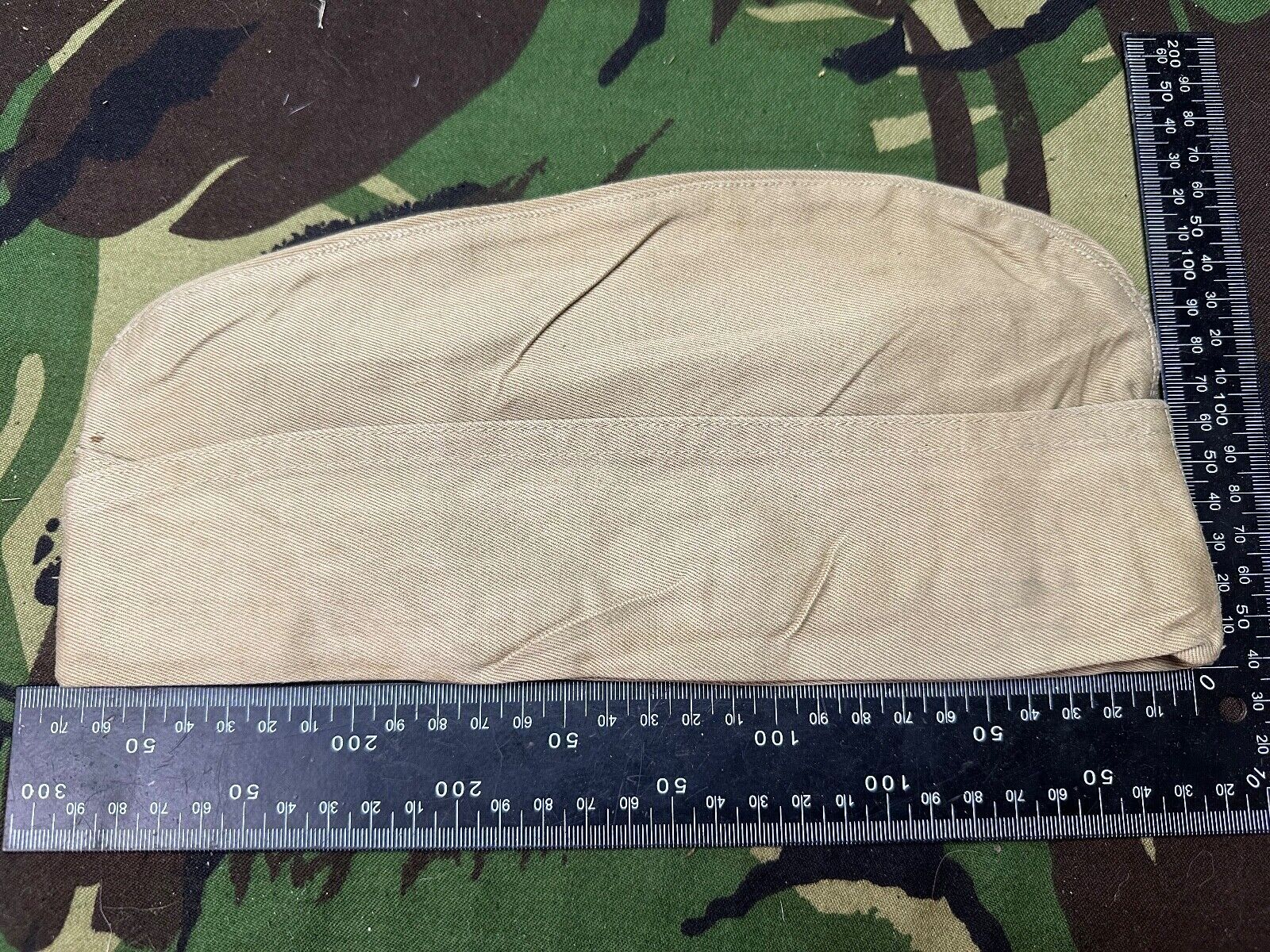 Original WW2 US Army Garrison Side Cap Hat - Old Stock - Combat Servicable - The Militaria Shop