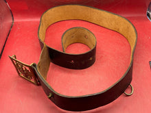 Load image into Gallery viewer, Original 1943 Regulation Pattern Guardia Civil Belt & Buckle - 36 Inch Waist - The Militaria Shop