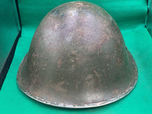 Lade das Bild in den Galerie-Viewer, Original WW2 British Army / Canadian Army Mk3 Turtle Combat Helmet - The Militaria Shop