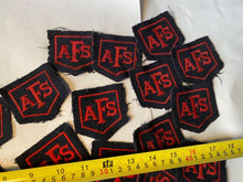 Charger l'image dans la galerie, WW2 British Home Front Auxiliary Fire Service Beret / Battledress Badge. - The Militaria Shop