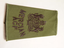 Load image into Gallery viewer, OD Green Rank Slides / Epaulette Pair Genuine British Army - ACF Mercian WO - The Militaria Shop