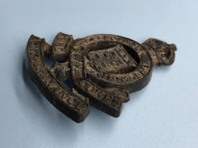Load image into Gallery viewer, Original WW2 British Army Bakelite Economy Royal Army Ordnance Corps Cap Badge - The Militaria Shop