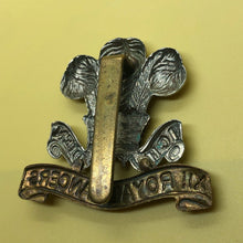 Load image into Gallery viewer, Original WW2 British Army Cap Badge - 12th (Prince Of Wales's Royal) Lancer - The Militaria Shop