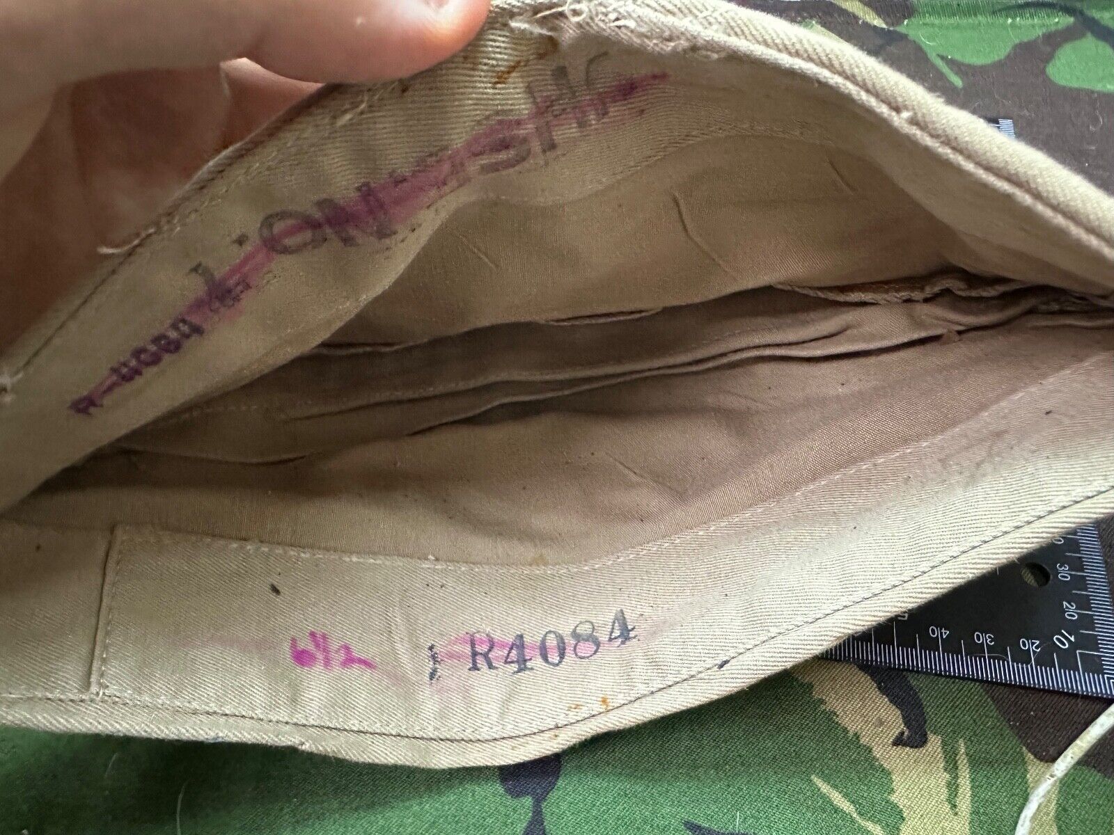 Original WW2 US Army Garrison Side Cap Hat - Old Stock - Combat Servicable - The Militaria Shop