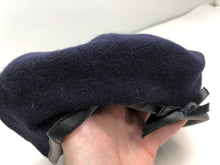 Load image into Gallery viewer, Genuine British Army Military Soldiers Beret Hat - Navy Blue - Size 56cm - The Militaria Shop