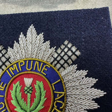 Load image into Gallery viewer, British Army Bullion Embroidered Blazer Badge - Scots Guards - The Militaria Shop