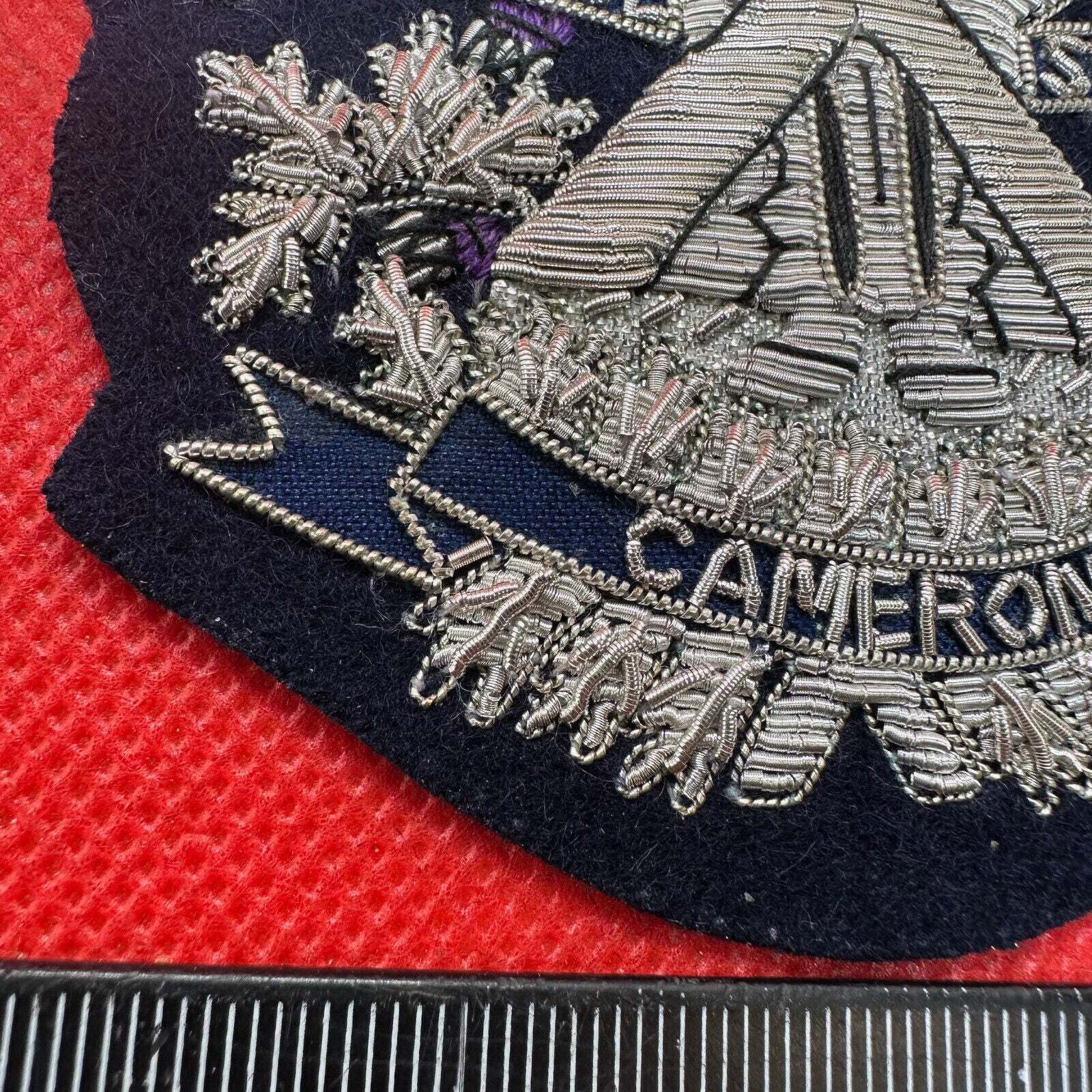 British Army Bullion Embroidered Blazer Badge - Liverpool Scottish Cameron Reg - The Militaria Shop