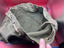 Load image into Gallery viewer, Original WW2 British Army Officer's Large Canvas Washing Bowl - The Militaria Shop