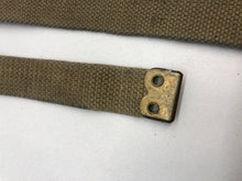 Load image into Gallery viewer, Original WW2 British Army 37 Pattern L Straps Pair - Wartime Dated - The Militaria Shop