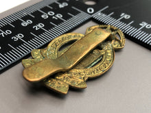 Load image into Gallery viewer, Original British Army WW2 RAOC Royal Army Ordnance Corps Cap Badge - The Militaria Shop