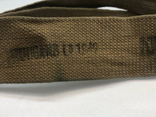 Load image into Gallery viewer, Original WW2 British Army 37 Pattern Shoulder Strap - NORMAL - 1942 Dated - The Militaria Shop