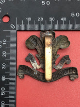Load image into Gallery viewer, Original WW1 British Army Cap Badge - Denbighshire Hussars Yeomanry Regiment - The Militaria Shop