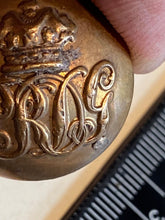 Load image into Gallery viewer, Original British Army Victorian Crown Guards Tunic Button - The Militaria Shop