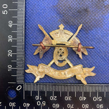 Load image into Gallery viewer, Original Victorian British Army 9th Lancers Cap Badge - The Militaria Shop