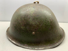 Load image into Gallery viewer, Geunine British / Canadian Army Mk3 WW2 Combat Helmet - Uncleaned Original - The Militaria Shop