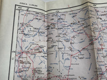 Load image into Gallery viewer, Original WW2 British Army / RAF Map Showing RAF Bases - Khartoum Africa - The Militaria Shop