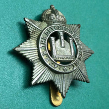 Load image into Gallery viewer, Original WW1 British Army Cap Badge -4th Volunteer Batallion Devonshire Regiment - The Militaria Shop