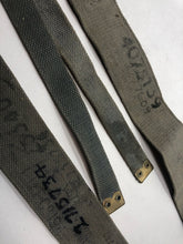 Load image into Gallery viewer, Original WW2 37 Patternn Webbing British RAF Royal Air Force L Straps Set - The Militaria Shop