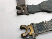 Load image into Gallery viewer, Original WW2 British Royal Air Force Blue 37 Pattern L Strap Set - The Militaria Shop