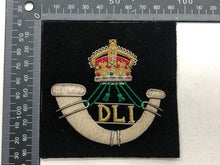 Lade das Bild in den Galerie-Viewer, British Army Bullion Embroidered Blazer Badge - Durham Light Infantry - The Militaria Shop