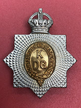 Load image into Gallery viewer, Original WW2 British Army Cap Badge - 1st Kings Dragoon Guards - The Militaria Shop